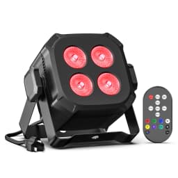 LeLeght 2Pcs 4x20W RGBW 4 IN 1 LED Par Lights DMX512 Remote Control Stage Light Sound Activated Effect Light for DJ Party Disco