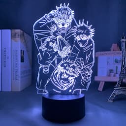 Anime Lamp Satoru Gojo Jujutsu Kaisen Led Night Light Yuji Itadori for Room Deco Birthday Gift Jujutsu Kaisen Lamp Yuji Itadori