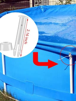 15/30 Pcs Pool Joint Pins & Pool Seals For Pool Replacement Parts PVC Pool Accessories 5.5/6/7 Cm