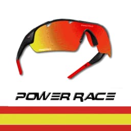 POWER RACE - FALCON sports sunglasses cycling and running | FullRevo Red Revo | Grilamid TR90 | Air Control | 3 lenses (Original + transparent + dark) adjustable Bridge | Light Weight | Cover | Accessories