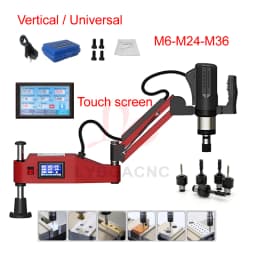 M6-M24-M36 CNC Electric Tapping Machine Servo Motor Electric Tapper Drilling With Chucks Easy Arm Power Tool Threading Machine