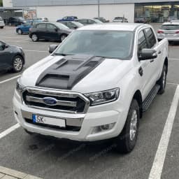 Bonnet Scoop Hood Cover For Ford Ranger T7 T8 2015-2022 WILDTRAK XL XLT MATTE BLACK Bonnet Protector Car Accessories