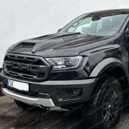 Bonnet Scoop Hood Cover For Ford Ranger T7 T8 2015-2022 WILDTRAK XL XLT MATTE BLACK Bonnet Protector Car Accessories