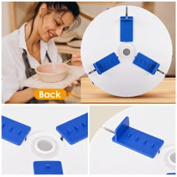 Pottery Wheel Holder Clip Pottery Machine Turntable Polymer Scraping Modelling Repair Tools Pottery Wheel Accessories
