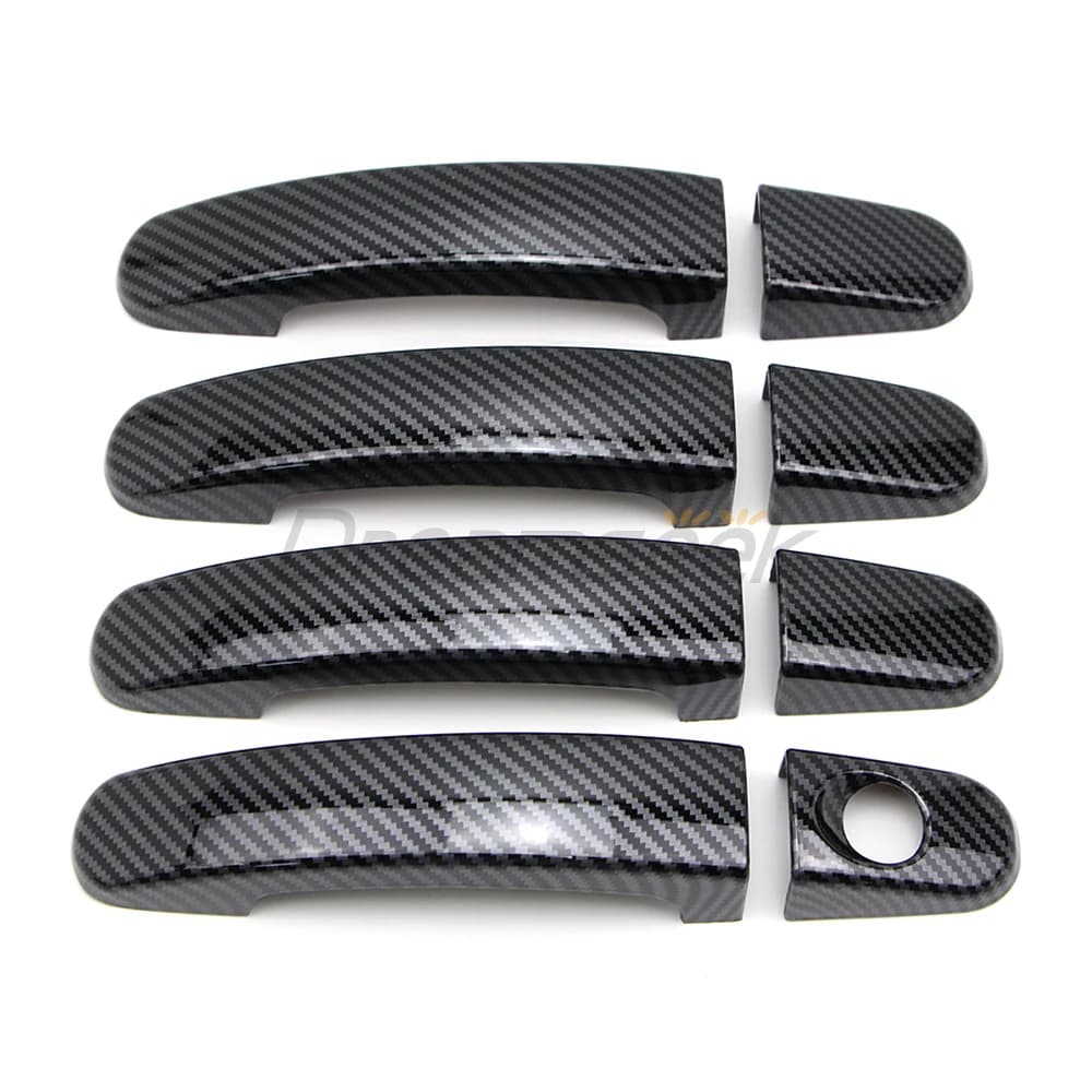 Car Exterior Door Handle Cover for Ford Focus MK3 2012-2018 / Kuga Escape 2013-2019 / Ranger MK2 2012-2017 Carbon Fiber Style