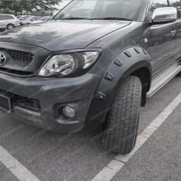 Pocket Style Fender Flares For Toyota Hilux Vigo SR SR5 2005-2014 30mm Widen Wheel Arch Extensions Offroad Car Accessories