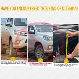 Pocket Style Fender Flares For Toyota Hilux Vigo SR SR5 2005-2014 30mm Widen Wheel Arch Extensions Offroad Car Accessories