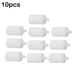 10Pcs Fuel Filter For Husqvarna Chainsaw 50 51 55 61 268 272 XP 345 350 351 353 High Quality White Solid Plastic Fuel Filters