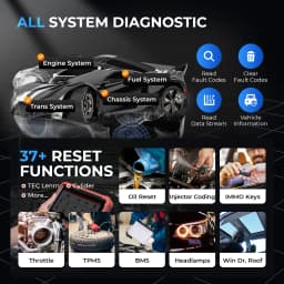 LAUNCH X431 PROS V5.0 Car Diagnostic Tools Automotive OBDII Scan Tool Auto Scanner OBD2 ECU Coding pk X431 V Plus