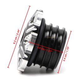 Motorcycle Fuel Tank Cap for Harley Sportster XL 883 1200 Dyna Street Bob Right-hand Thread Oil Tank Cover Gas Cap