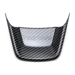 Car Interior Carbon Fiber Look For Toyota Highlander XU70 2020 2021 2022 2023 Steering Wheel Cover Trim Protective Sticker