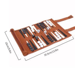 Backgammon Board Game Ourdoor Backgammon Sets For Adults Leather Board Games For Adults Board Games Logical Thinking Traditional