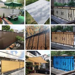 Thicken Anti-UV HDPE Sun Shade Net Home Terrace Balcony Privacy Screen Safety Net Summer Cooling Garden Sun Shelter Sails
