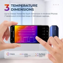 TOPDON TC001 Thermal Imaging Camera 256x192 IR High Resolution Infrared Thermal Imager Handheld Temperature for Android Tablet