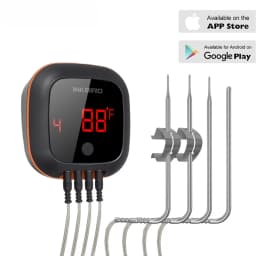 INKBIRD IBT 2X 4XS 6XS 3 Types Food Cooking Bluetooth Wireless BBQ Thermometer Probes Timer For Oven Meat Grill Free App Control