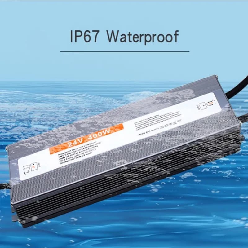 IP67 Waterproof Lighting Transformers AC110V 220V to DC 12V 24V LED Power Swicth 10W 20W 50W 60W 80W 100W 200W 400W Power Supply