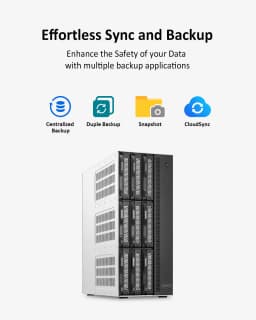 TERRAMASTER T9-450 9Bay Network Attached Storage, Atom C3558R Quad-core, 8GB DDR4, Dual SFP+ 10GbE, Dual 2.5GbE Ports(Diskless)