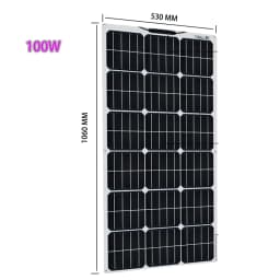 18V Flexible Solar Panels 50W 100W 120W Solar Balcony Photovoltaic Panel for Home Car Boat Camper 12V Battery Charger Waterproof