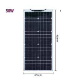 18V Flexible Solar Panels 50W 100W 120W Solar Balcony Photovoltaic Panel for Home Car Boat Camper 12V Battery Charger Waterproof