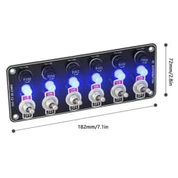 Switch Panel For Car Ignition Control Switch Panel Automotive Toggle Switches Energy Saving And Safe Ignition Toggle Switch
