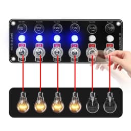 Switch Panel For Car Ignition Control Switch Panel Automotive Toggle Switches Energy Saving And Safe Ignition Toggle Switch