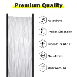 GEEETECH 3D Printer Flexible Filament TPU Material 1kg 2.2LBS/Spool 1.75mm Plastic Vacuum Packaging, Non-Toxic High Quality Safe