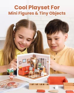 Rolife Super Store Series Plastic 3D Puzzle DIY Miniature dollhouse kit Building Block Sets for Gifts DW007