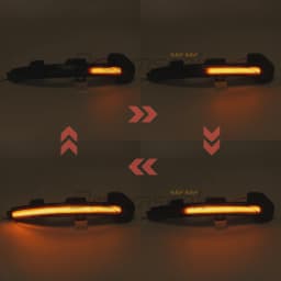 LED Side Mirror Light For VW Volkswagen Passat B8 2014-2023, VW Arteon 2016-2020, VW Golf MK8 20-24 W/ Dynamic Turn Signal Lamp