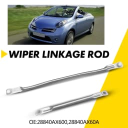 Windscreen Wiper Motor Linkage Repair Arms Rod Replacement Fits For Nissan Micra K12 C+C 2005 2006 2007 2008 2009 2010 Durable