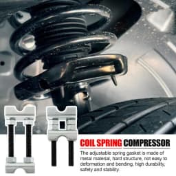 Coil Spring Compressor 1-2 Inches Coil Spring Spacer Shock Absorber 2pcs Manual Automotive Adjuster Tool For Car Truck Removal