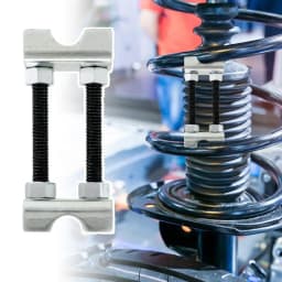 Coil Spring Compressor 1-2 Inches Coil Spring Spacer Shock Absorber 2pcs Manual Automotive Adjuster Tool For Car Truck Removal