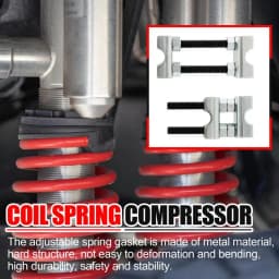 Coil Spring Compressor 1-2 Inches Coil Spring Spacer Shock Absorber 2pcs Manual Automotive Adjuster Tool For Car Truck Removal