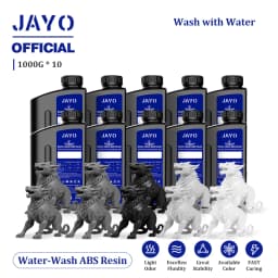 JAYO Water Wash  405nm UV Resin 10kg ABS Like 3D Printer Resin 405nm UV Standard Rapid Photopolymer Resin for LCD/DLP/SLA