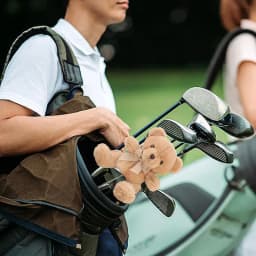 Animal Golf Head Cover Novelty Golf Head Covers Cartoon Animal Funny Golf Rod Club Head Covers Plush Bear For Golf Enthusiasts