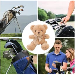 Animal Golf Head Cover Novelty Golf Head Covers Cartoon Animal Funny Golf Rod Club Head Covers Plush Bear For Golf Enthusiasts