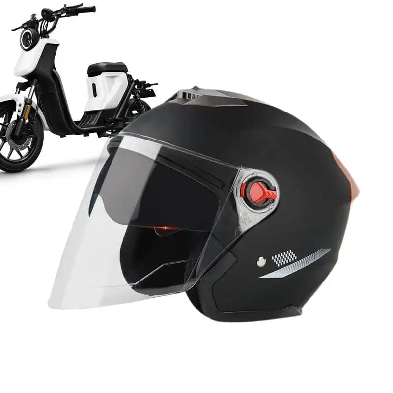 New Open Face Motorcycle Helmet Motorbike Helmets Seasons Safety Motor Bike Scooter With For Men Women Hot Sales