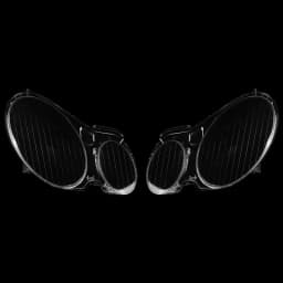 MAGICKIT Headlight Headlamp Lens Cover For Mercedes-Benz E Class W211 E280 E300 E320 E350 E500 E550 2002-2008 Polycarbonate
