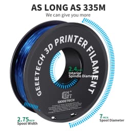 GEEETECH 10Kg TPU 3D Printer Filament material 1kg 2.2LBS/Spool 1.75mm Plastic Vacuum Packaging Non-Toxic Shore Hardness 95A