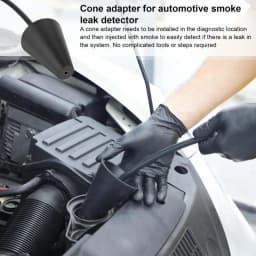 Smoke Cone Leak Detector Accessories Exhaust Air Intake Duct Adapter Leak Detection Car Smoke Machine Accessories
