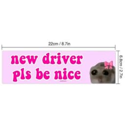 Cat Bumper Sticker Convenient And Eye-Catching Car Stickers And Decals Durable Car Bumper Stickers Cat Sticker
