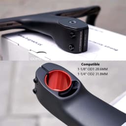 Bigrock Skyline V2 Carbon Fiber Road Handlebar, Gravel Handlebar, Full Internal Routing Handlebar 380/400 for Bicycle Part Od1 28.6mm and Od2 31.8mm