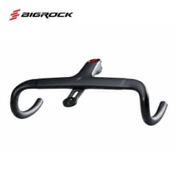 Bigrock Skyline V2 Carbon Fiber Road Handlebar, Gravel Handlebar, Full Internal Routing Handlebar 380/400 for Bicycle Part Od1 28.6mm and Od2 31.8mm