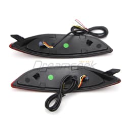 LED Rear Bumper Tail Light for Hyundai Solaris Verna Accent Sedan 2012 2013 2014 2015 2016 2017 Brake Lamp W Dynamic Turn Signal