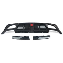 MagicKit Carbon Look Rear Bumper Diffuser Quad Pipes For BMW 3 Series G20 G21 M Sport 19+