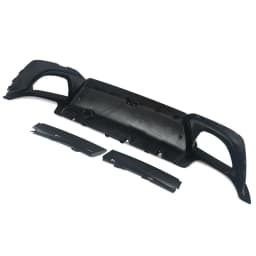 MagicKit Carbon Look Rear Bumper Diffuser Quad Pipes For BMW 3 Series G20 G21 M Sport 19+