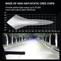 22 32 42 50 52'' Inch Straight Curved Led Light Bar Spot Flood LED Car Lights Offroad Driving Fog Lamp Truck 4x4 ATV UTV 12V 24V