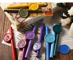 10Pcs 13.5cm Sealing Wax Stick Beads Stamp For Glue Gun Melt Craft Envelope Wedding Making Tool Sello Scrapbooking Invitations