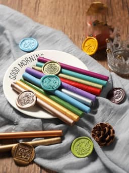 10Pcs 13.5cm Sealing Wax Stick Beads Stamp For Glue Gun Melt Craft Envelope Wedding Making Tool Sello Scrapbooking Invitations