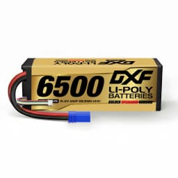 DXF 15.2V Graphene Lipo 4S Battery 6500mAh 140C EC5 XT90 Plug Gold Version Racing Series HardCase for RC Car Truck Truggy 1/8 Buggy