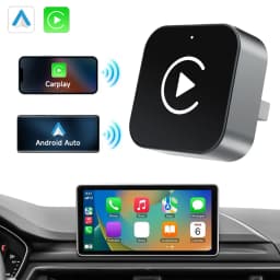 2 in 1 Wireless CarPlay Android Auto Adapter Carplay AI Box Convert Wired To Wireless Auto Connect Plug & Play for Factory Wired